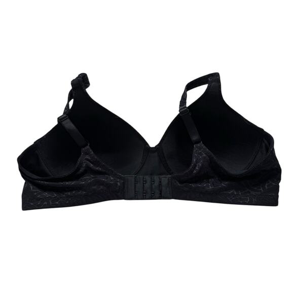 VANITY FAIR Body Shine Full Coverage Wireless Bra in Black Size 36B #72298 - Picture 2 of 5